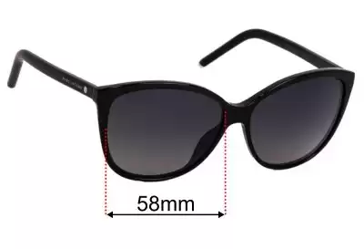Marc by Marc Jacobs 69/S Replacement Lenses 58mm wide 