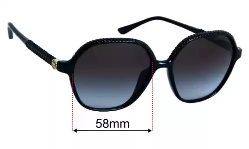 Michael Kors MK2186U Bali Lentilles de Remplacement 58mm wide 
