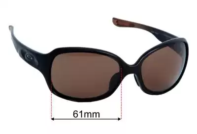 Oakley Drizzle OO9159 Replacement Lenses 61mm wide 