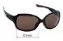 Sunglass Fix Replacement Lenses for Oakley Drizzle OO9159 - 61mm Wide 