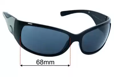 Prada SPR03G & PR03GS Ersatzgläser 68mm wide 
