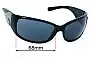 Sunglass Fix Replacement Lenses for Prada SPR03G & PR03GS - 68mm Wide 