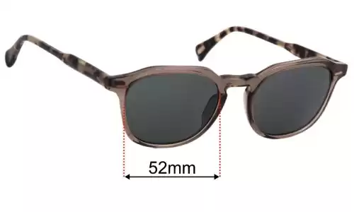 Raen Clyve Replacement Lenses 52mm wide 