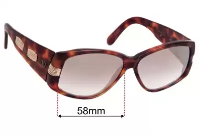 Valentino V603 Replacement Lenses 58mm wide 