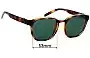 Sunglass Fix Replacement Lenses for Arnette Barranco AN4319 - 53mm Wide 