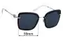 Sunglass Fix Replacement Lenses for Bvlgari 6151-B - 59mm Wide 