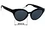 Sunglass Fix Replacement Lenses for Carla Zampatti Sun Rx 07 - 54mm Wide 