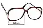 Sunglass Fix Ersatzgläser für Cazal MOD 639 - 60mm Wide 