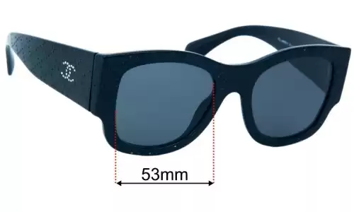 Chanel 5421-B Lentes de Repuesto 53mm wide 
