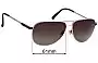Sunglass Fix Replacement Lenses for Dunhill D1024 - 61mm Wide 