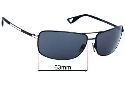 Emporio Armani EA9527/S Replacement Lenses 63mm wide 