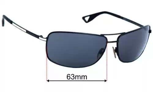 Emporio Armani EA 9527/S Replacement Lenses 63mm wide 