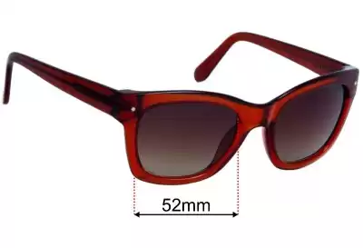 Kate Spade Kisha Replacement Lenses 52mm wide 