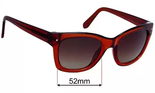 Kate Spade Kisha Replacement Lenses 52mm wide 