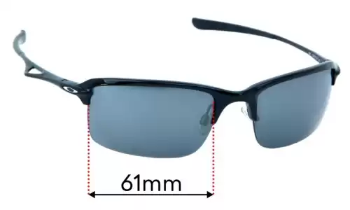 Oakley Wiretap OO4071 Lentilles de Remplacement 61mm wide 