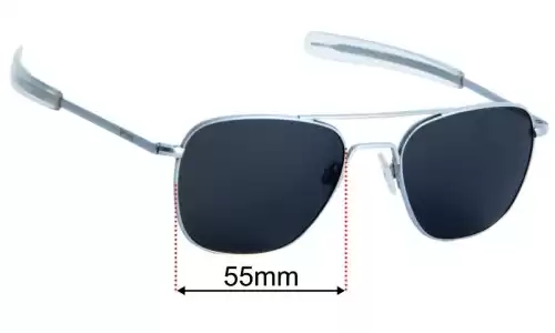 Randolph Engineering RE 5 1/2 Replacement Lenses 55mm wide 