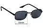 Sunglass Fix Lentes de Repuesto para Ray-Ban RB3690 - 51mm Wide 