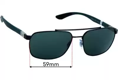 Ray-Ban RB3701 Replacement Lenses 59mm wide 