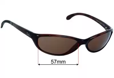 Ray-Ban RB4014 Raider Replacement Lenses 57mm wide 