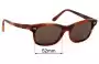 Sunglass Fix Replacement Lenses for Ray-Ban RB5383 - 52mm Wide 