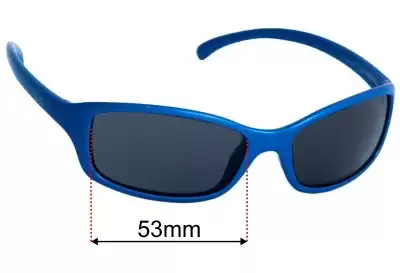 Ray-Ban RJ9019-S Replacement Lenses 53mm wide 