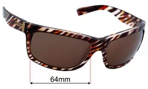 Von Zipper MOD Con Ersatzlinsen 64mm wide 