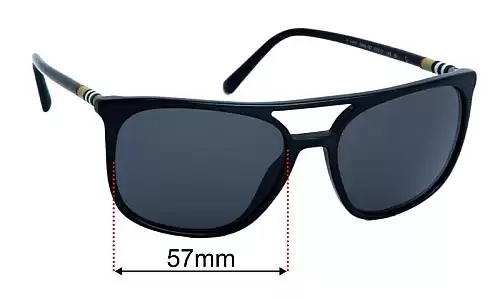 Burberry B 4257 Replacement Lenses 57mm wide 