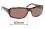 Sunglass Fix Verres de Remplacement pour Bvlgari 7003 - 65mm Wide 