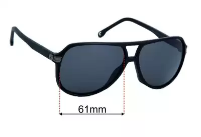 Carrera 1045/S Ersatzgläser 61mm wide 