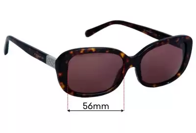 Coach HC8299 Replacement Lenses 56mm wide 