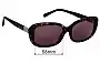 Sunglass Fix Replacement Lenses for Coach HC8299 - 56mm Wide 