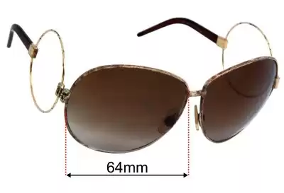 Dolce & Gabbana DG2004B Lentes de Repuesto 64mm wide 