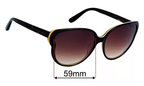 Marc by Marc Jacobs MMJ 369/S Replacement Lenses 59mm wide 