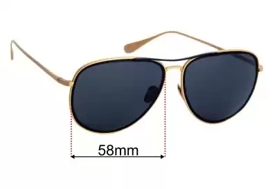 Maui Jim MJ554 Fair Winds Replacement Lenses 58mm wide 