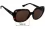 Sunglass Fix Replacement Lenses for Michael Kors MK2135 Calabasas - 56mm Wide 