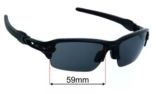 Oakley OJ9005 Flak XS Lentilles de Remplacement 59mm wide 
