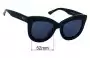 Sunglass Fix Replacement Lenses for Roxy Madcat - 52mm Wide 