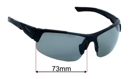 Sunglass Fix Replacement Lenses for Ryders Strider - 73mm Wide Ryders Strider Replacement Lenses 73mm wide