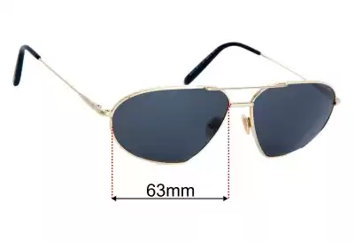Tom Ford Bradford TF771 Replacement Lenses 63mm wide 