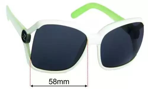 Von Zipper Dharma Replacement Lenses 58mm wide 