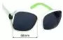 Sunglass Fix Replacement Lenses for Von Zipper Dharma - 58mm Wide 