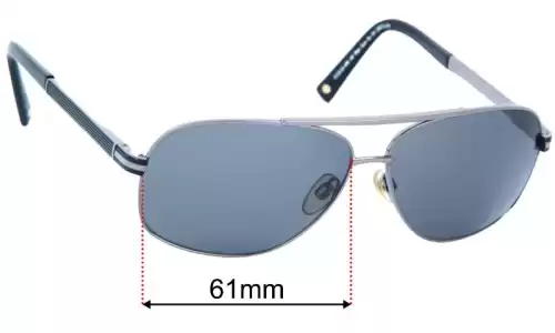 Alex Perry AP Men Sun Rx 04 Replacement Lenses 61mm wide 