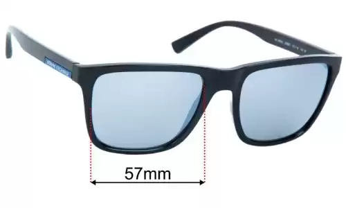 Armani Exchange AX 4080S Replacement Lenses 57mm wide 