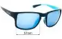 Sunglass Fix Ersatzgläser für Bolle Slate - 57mm Wide 
