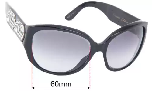 Bvlgari 8037B Replacement Lenses 60mm wide 