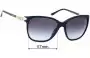 Sunglass Fix Replacement Lenses for Bvlgari 8136-B - 57mm Wide 