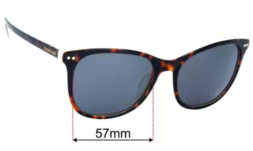 Calvin Klein CK18510S Replacement Lenses 57mm wide 