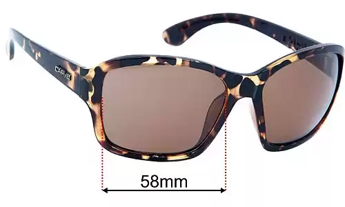 Carve Shoreline Replacement Lenses 58mm wide 