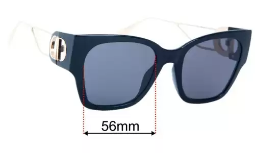 Christian Dior 30Montaigne1 8072K Lentes de Repuesto 58mm wide 