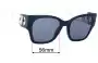 Sunglass Fix Lentes de Repuesto para Christian Dior 30Montaigne1 8072K - 58mm Wide 